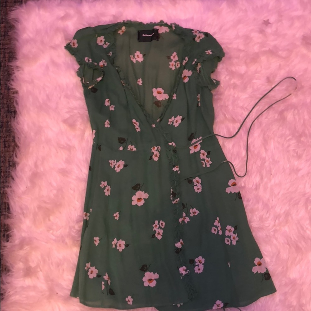 Reformation Printed Wrap Dress